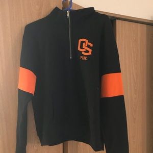 PINK Oregon State half zip